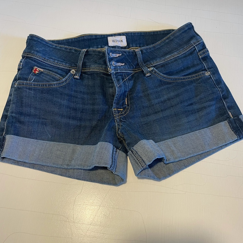 Denim shorts